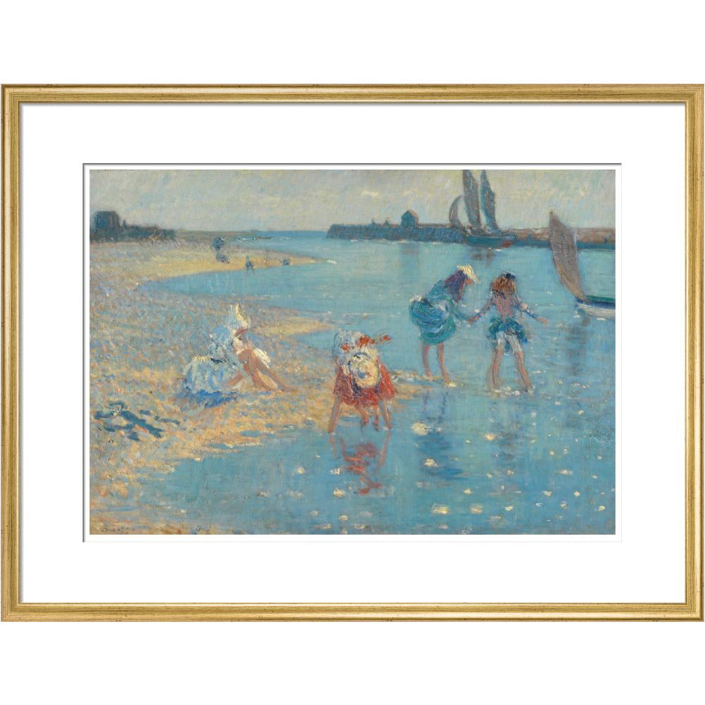 Children Paddling, Walberswick - Art print