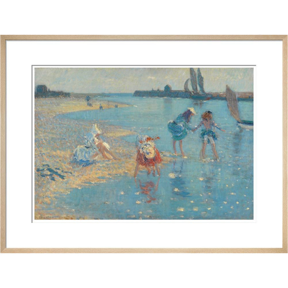Children Paddling, Walberswick - Art print