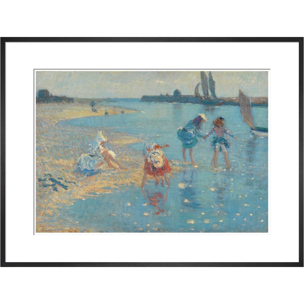 Children Paddling, Walberswick - Art print