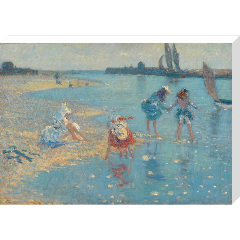 Children Paddling, Walberswick - Art print