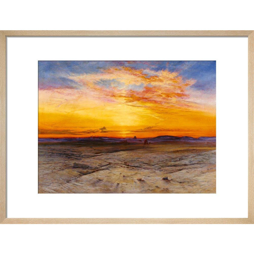 The Tombs of the Sultans near Cairo - Art print