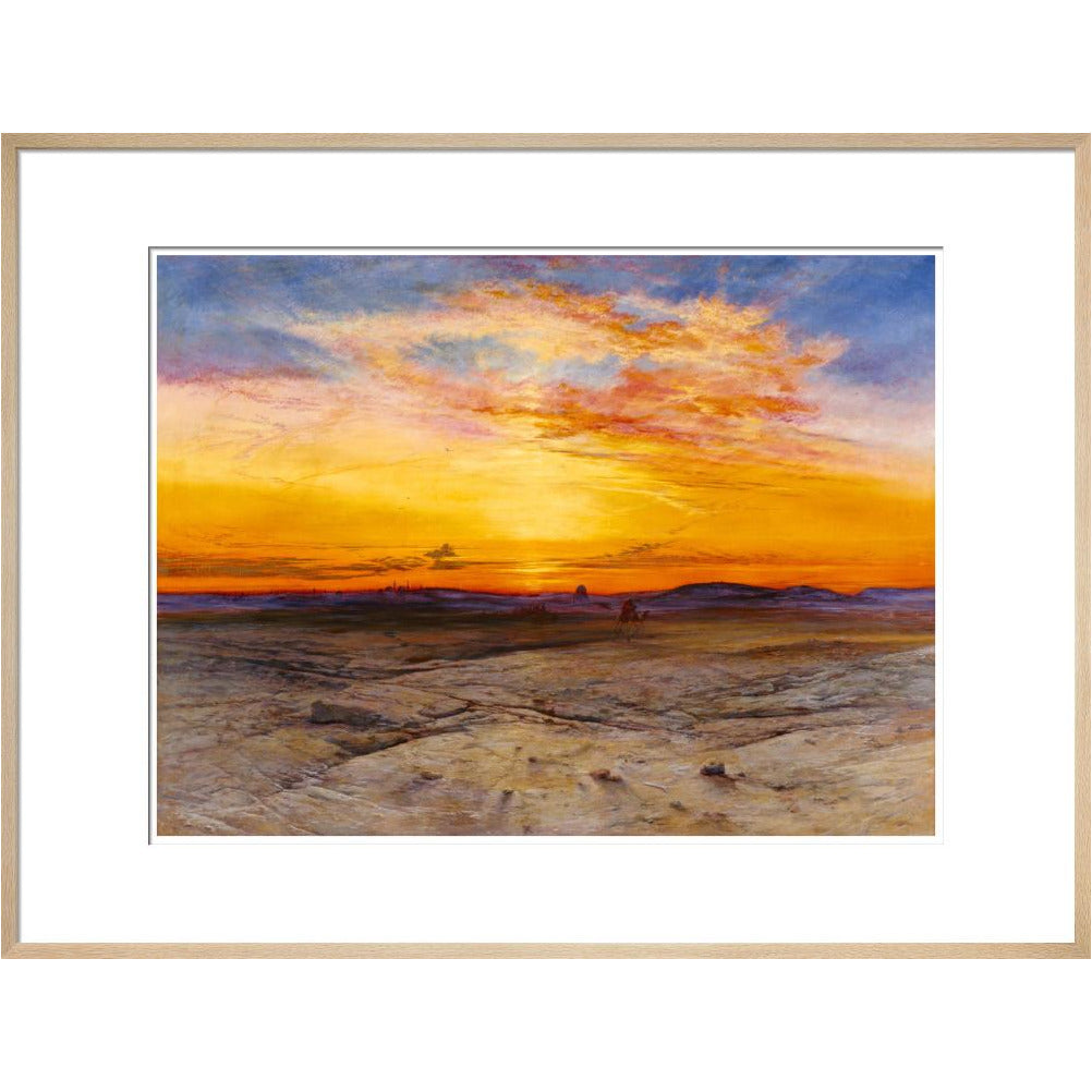 The Tombs of the Sultans near Cairo - Art print