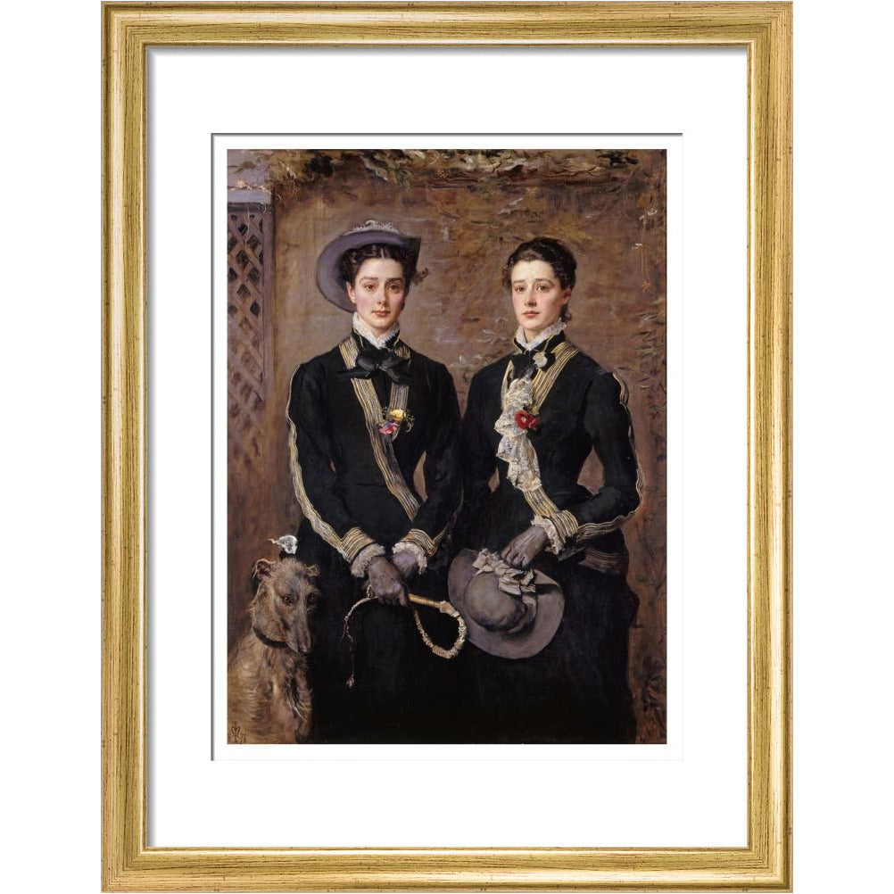 The Twins, Kate and Grace Hoare - Art print