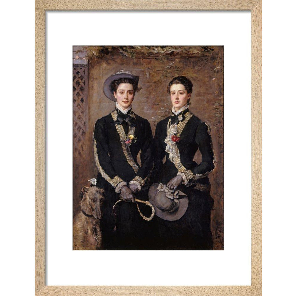 The Twins, Kate and Grace Hoare - Art print