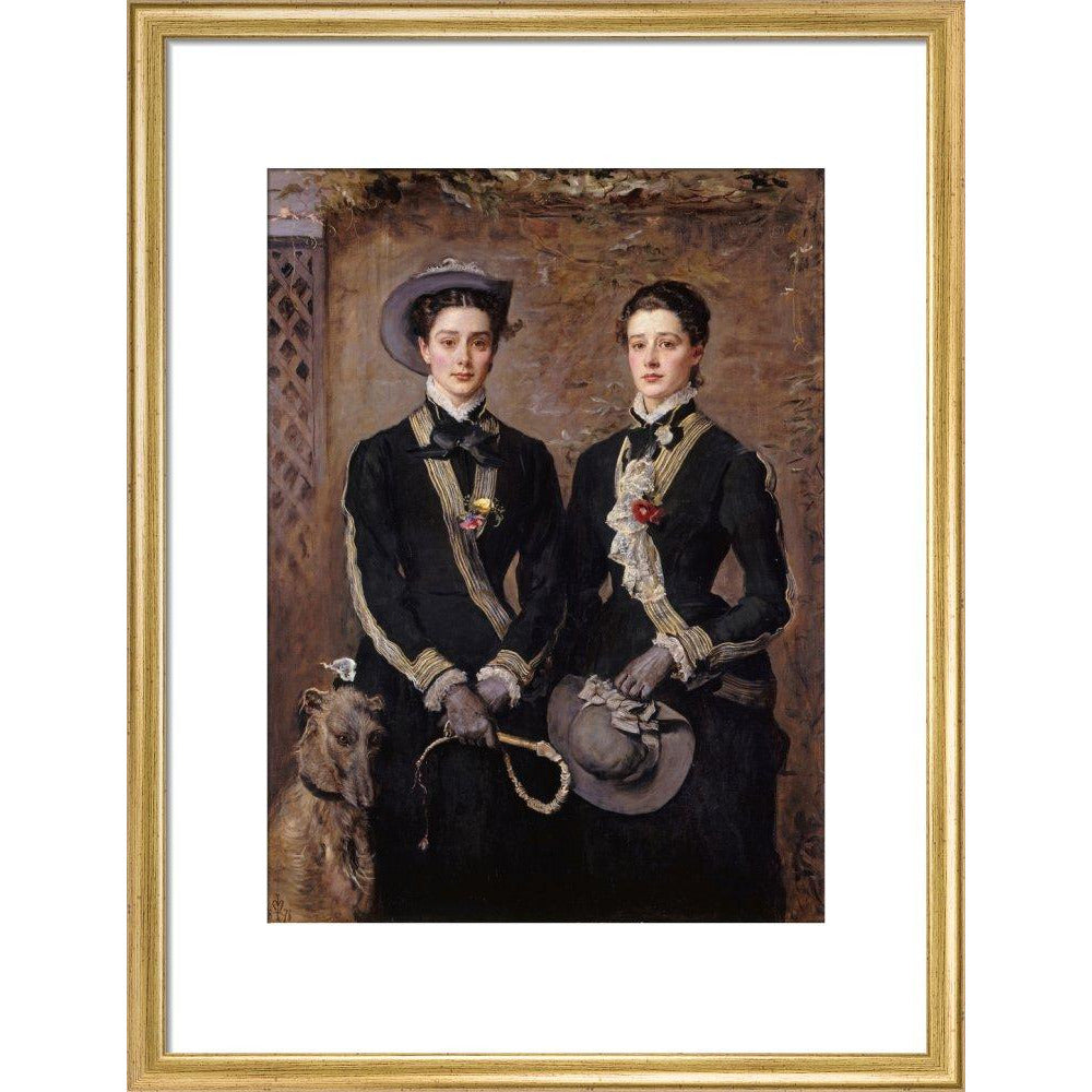 The Twins, Kate and Grace Hoare - Art print