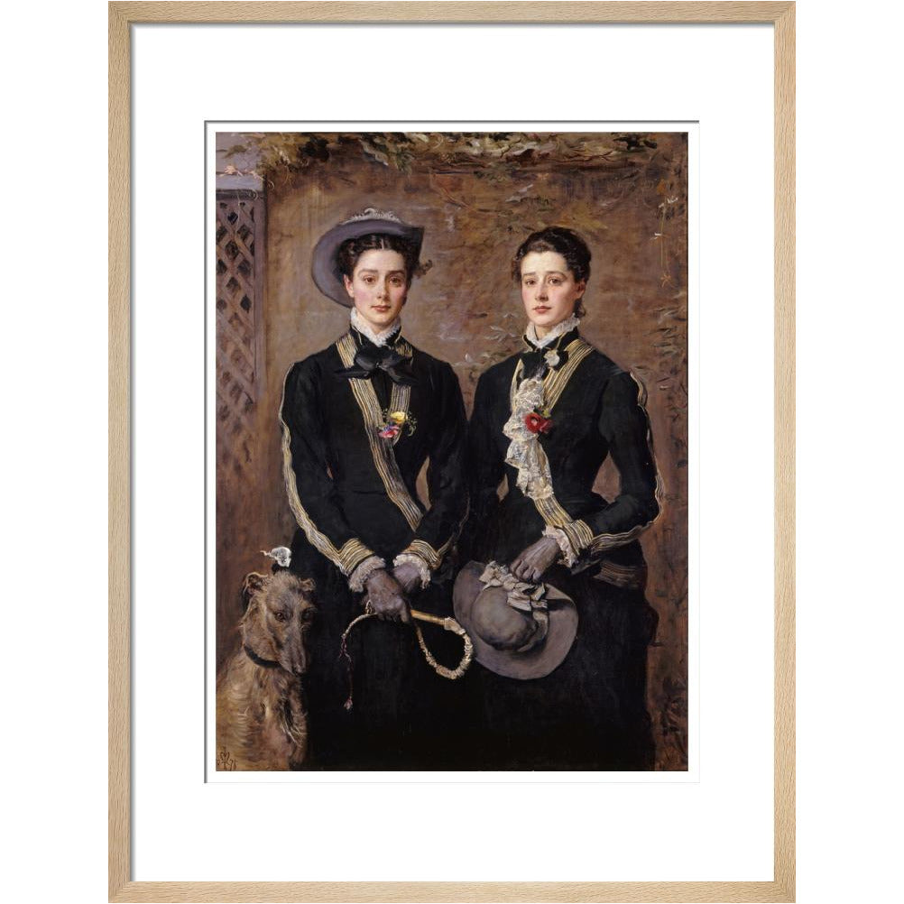 The Twins, Kate and Grace Hoare - Art print
