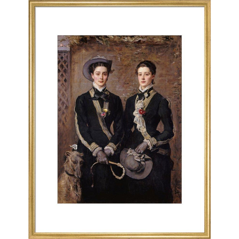 The Twins, Kate and Grace Hoare - Art print