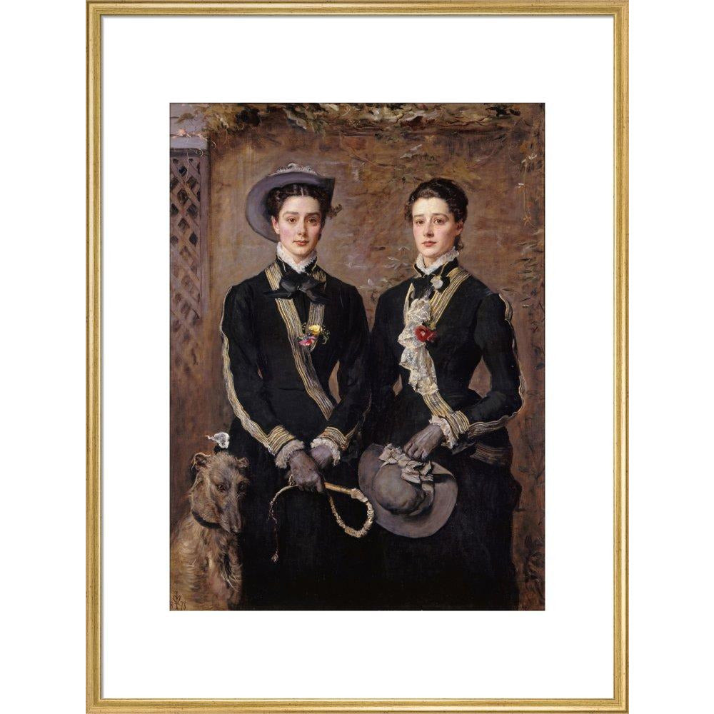 The Twins, Kate and Grace Hoare - Art print