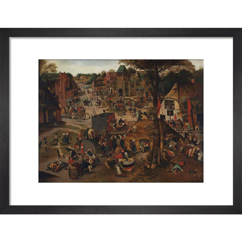 A Village Festival - Art print