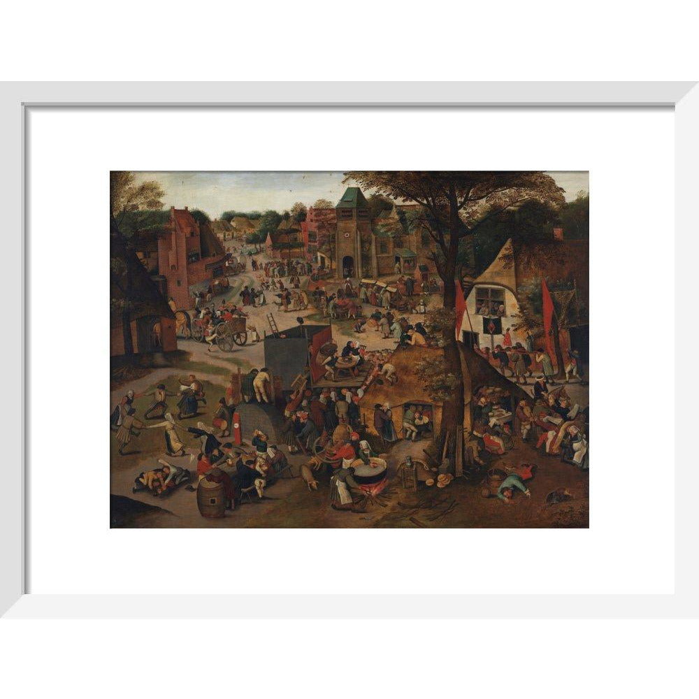 A Village Festival - Art print