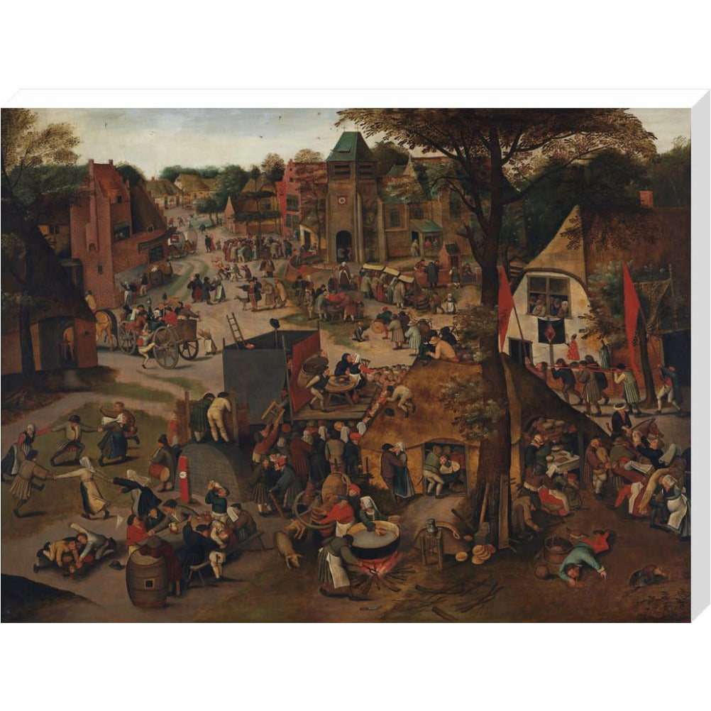 A Village Festival - Art print