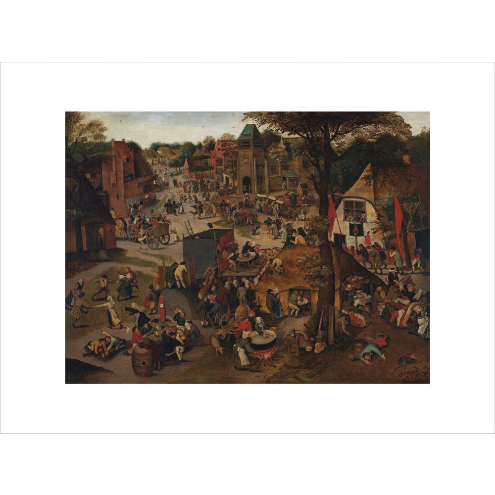 A Village Festival - Art print
