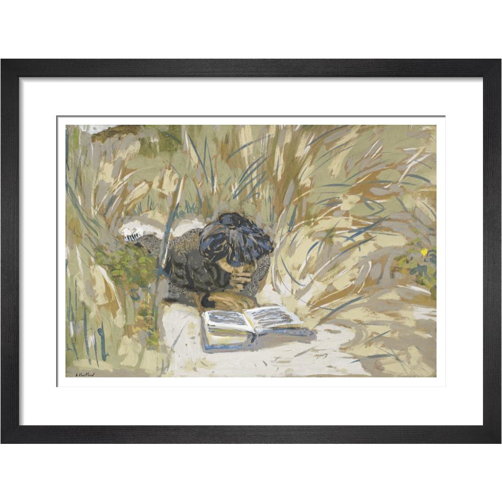 Woman Reading - Art print