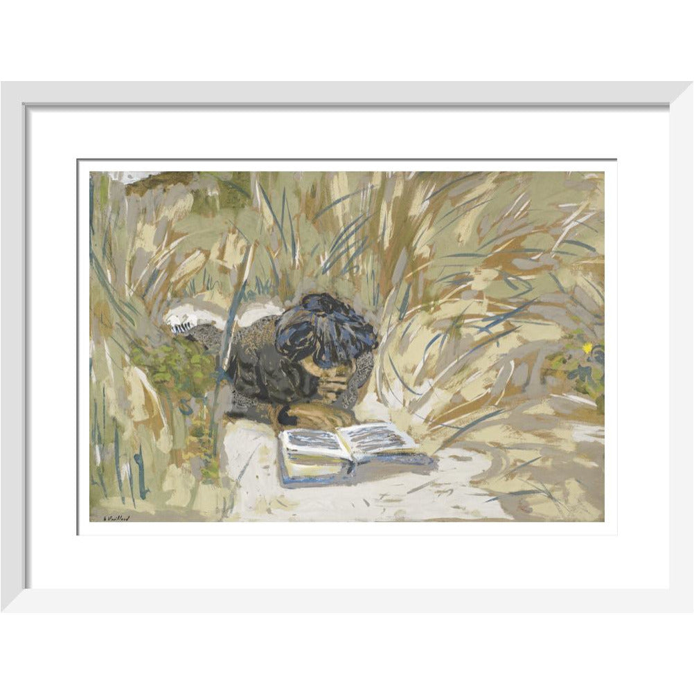 Woman Reading - Art print