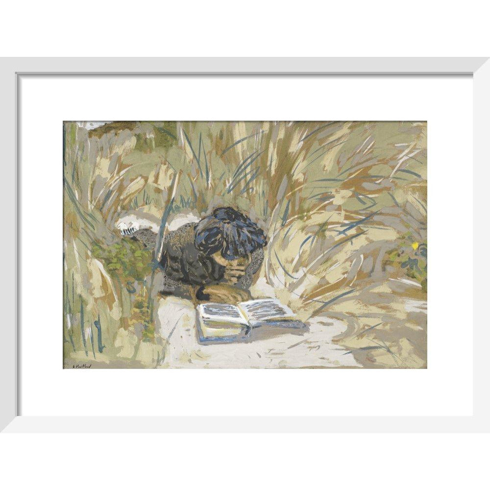 Woman Reading - Art print