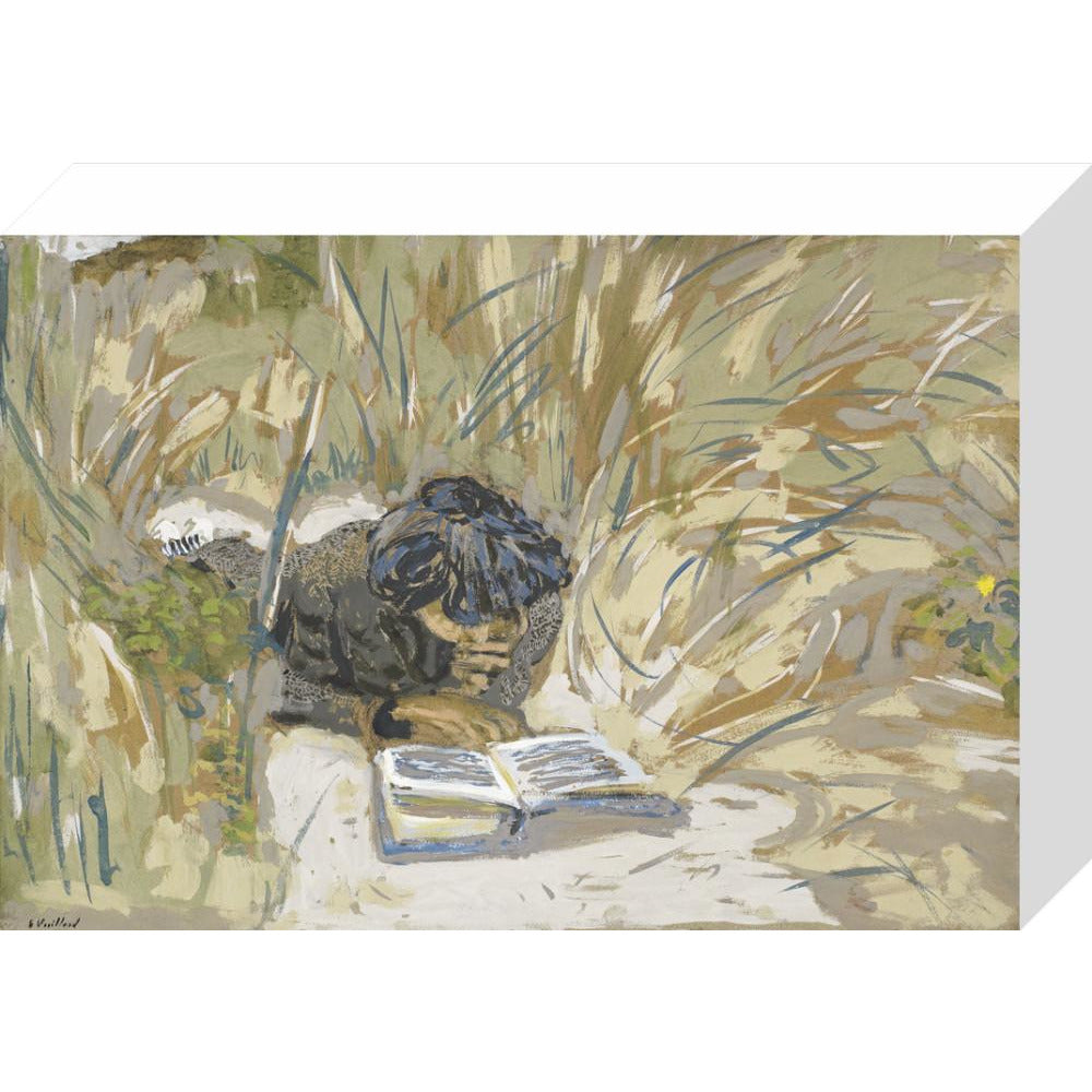 Woman Reading - Art print