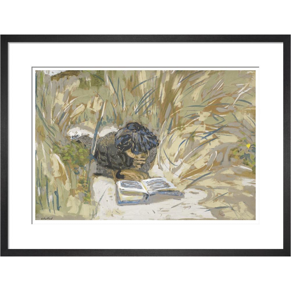 Woman Reading - Art print