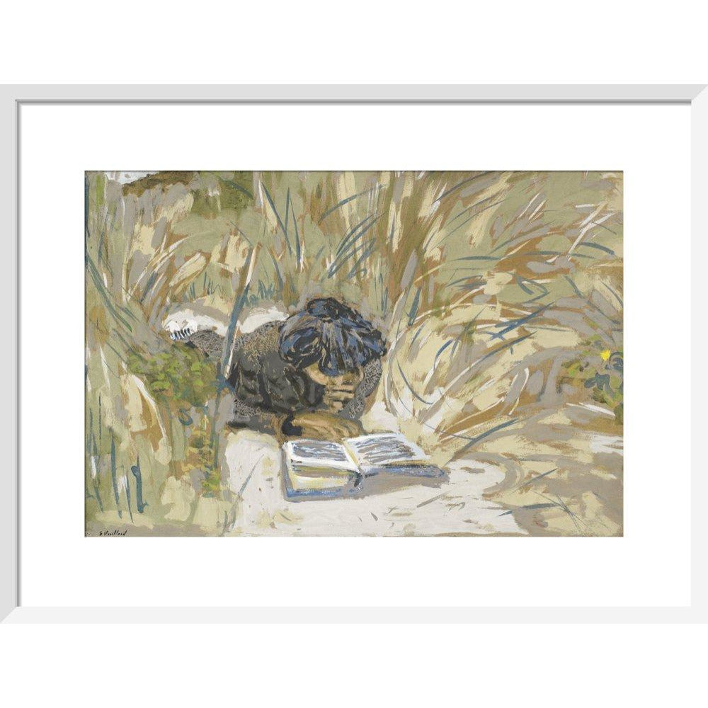 Woman Reading - Art print