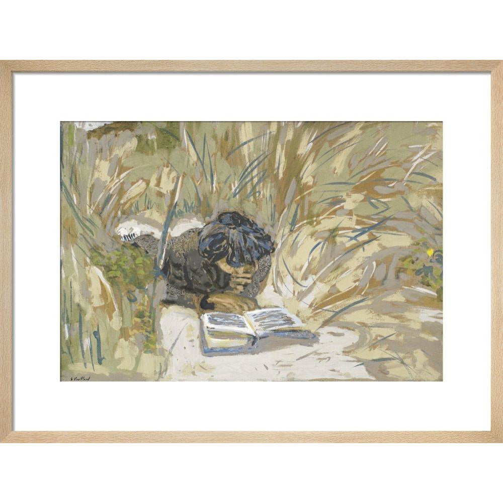 Woman Reading - Art print
