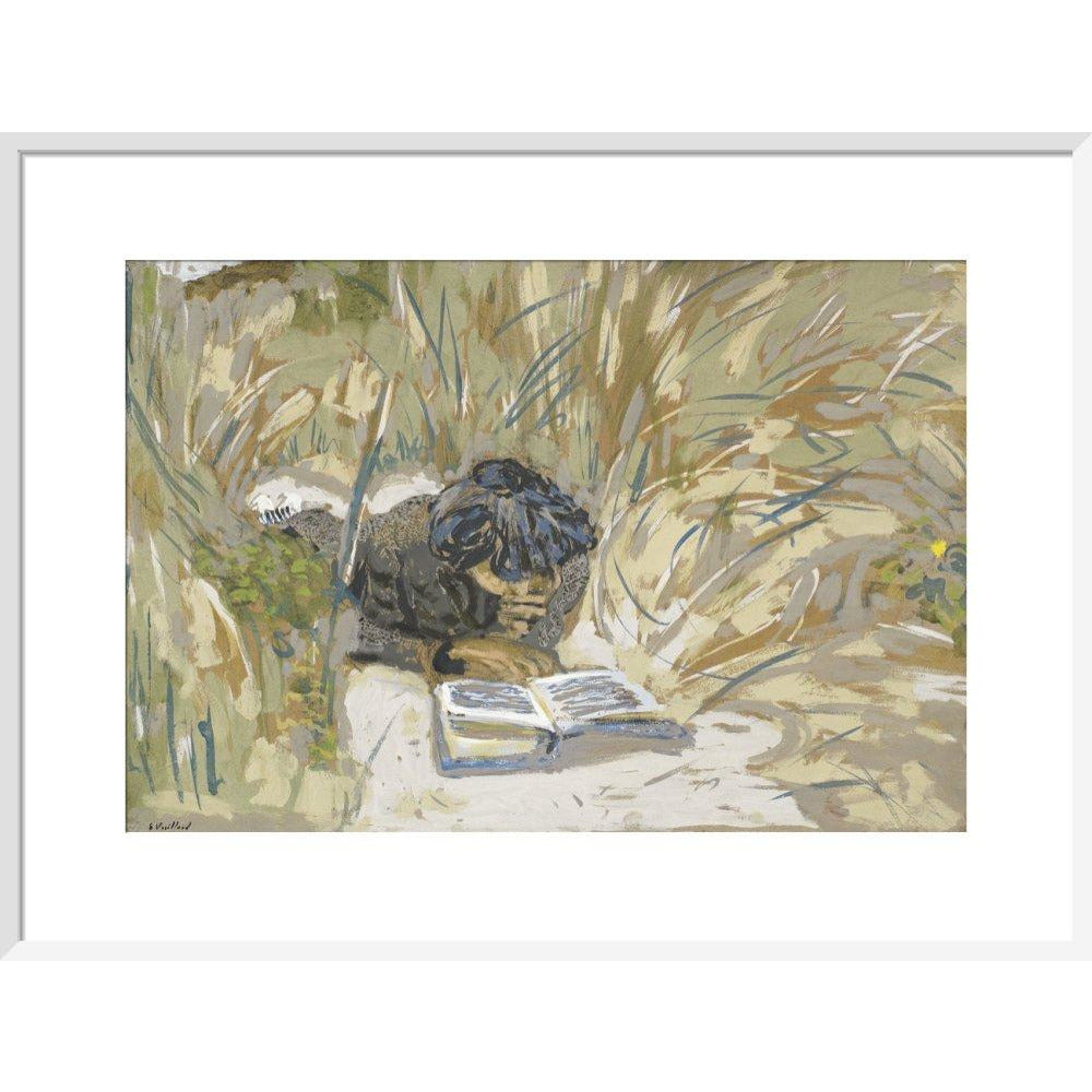 Woman Reading - Art print
