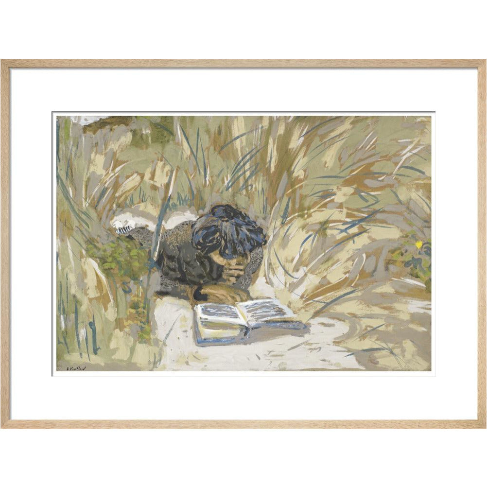 Woman Reading - Art print