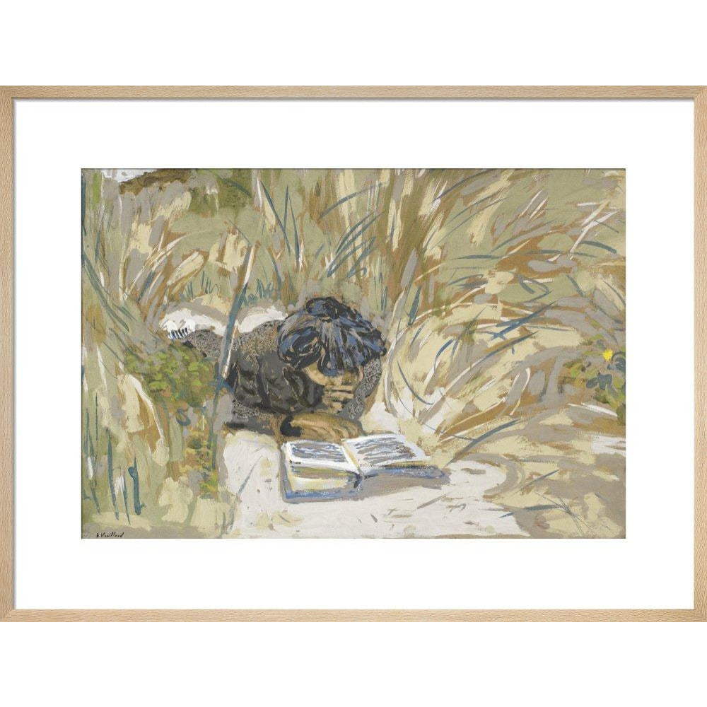 Woman Reading - Art print