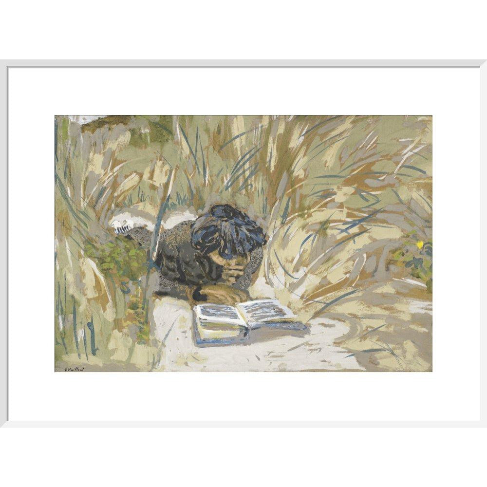Woman Reading - Art print