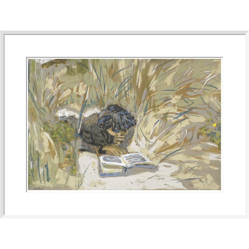Woman Reading - Art print