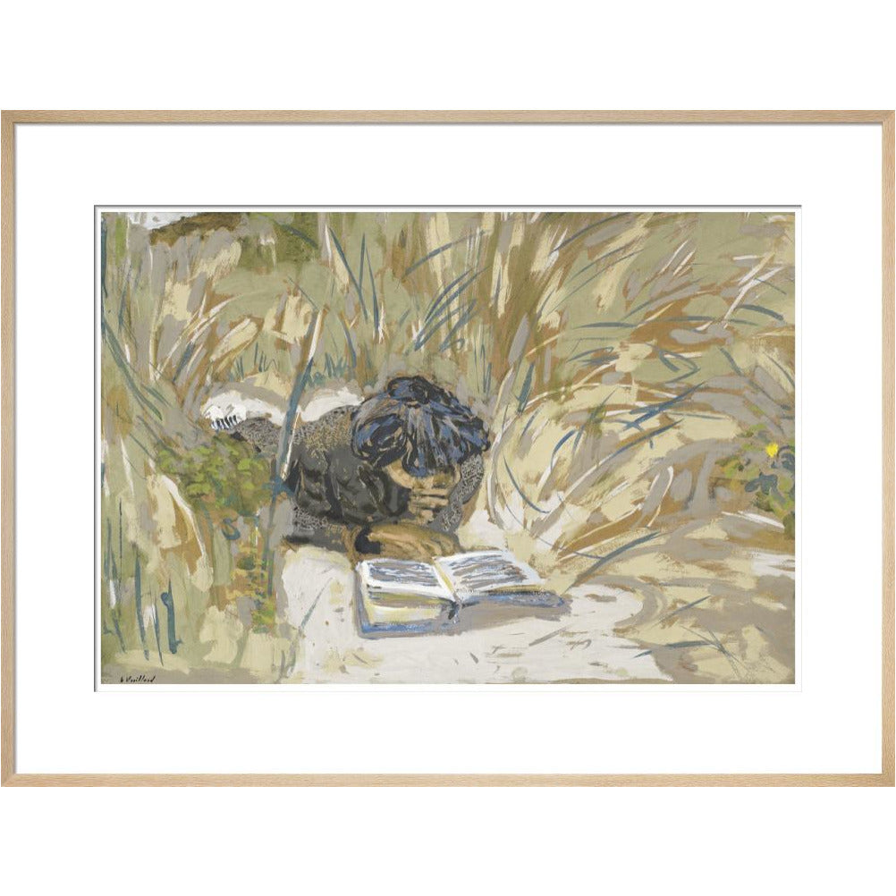 Woman Reading - Art print