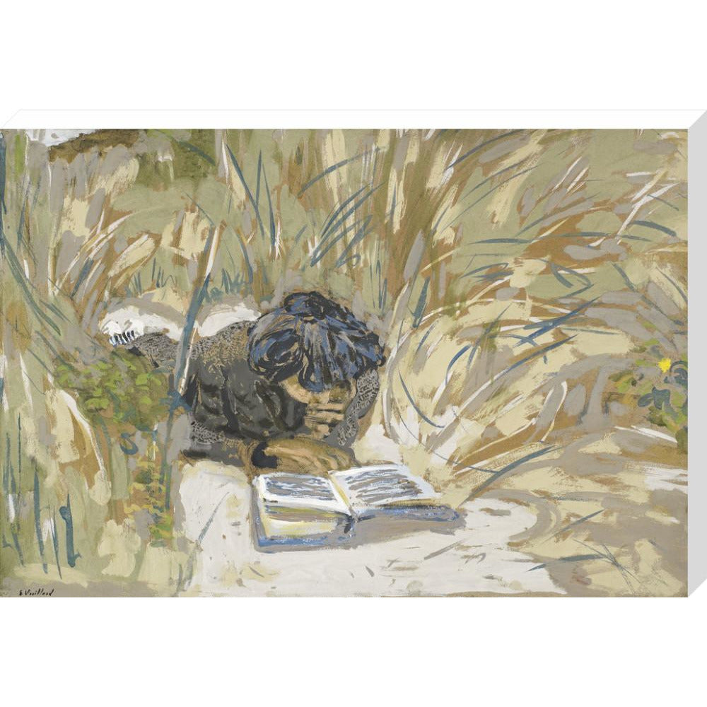 Woman Reading - Art print