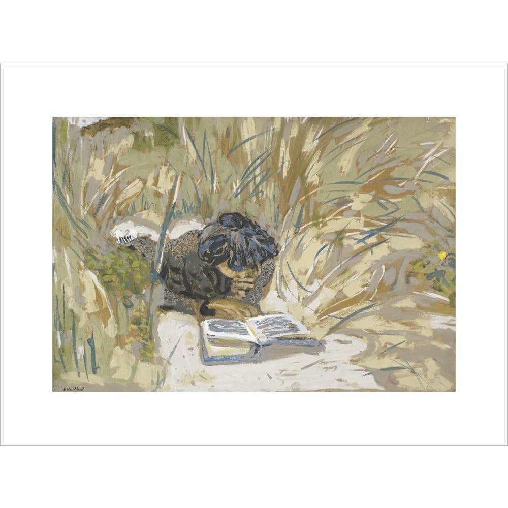 Woman Reading - Art print