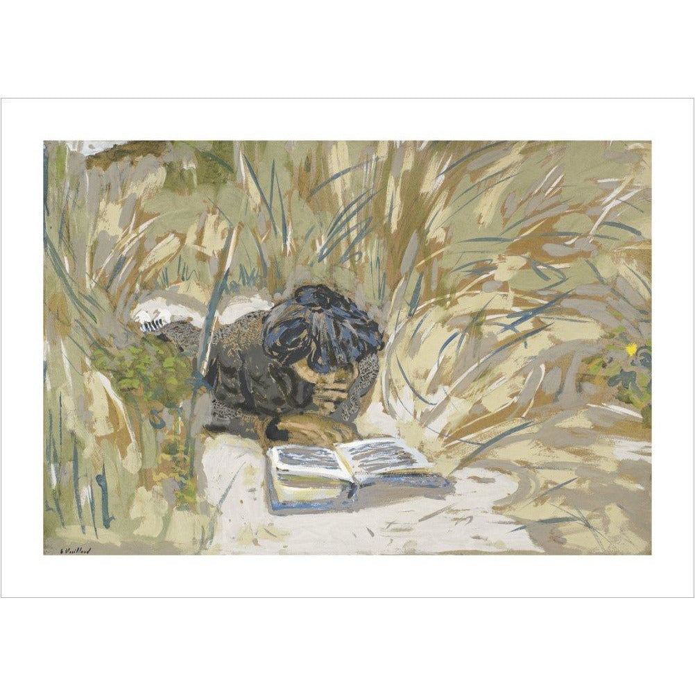 Woman Reading - Art print