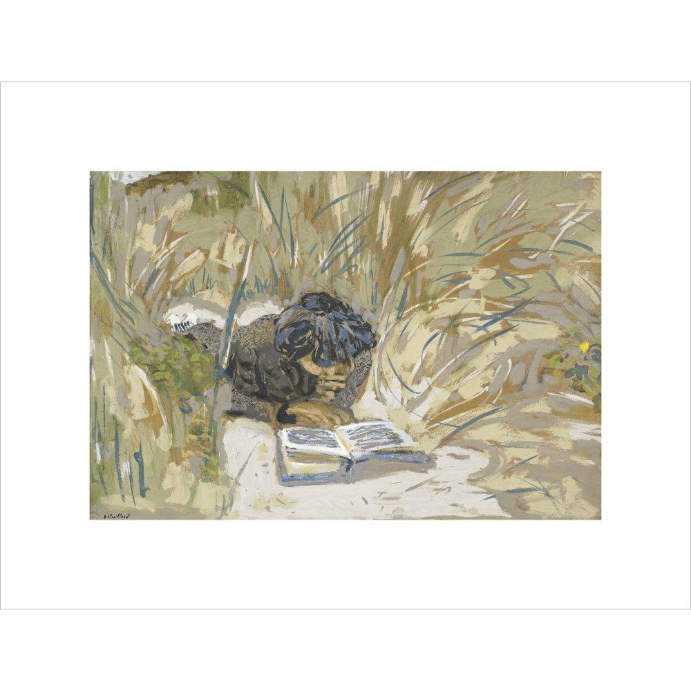 Woman Reading - Art print