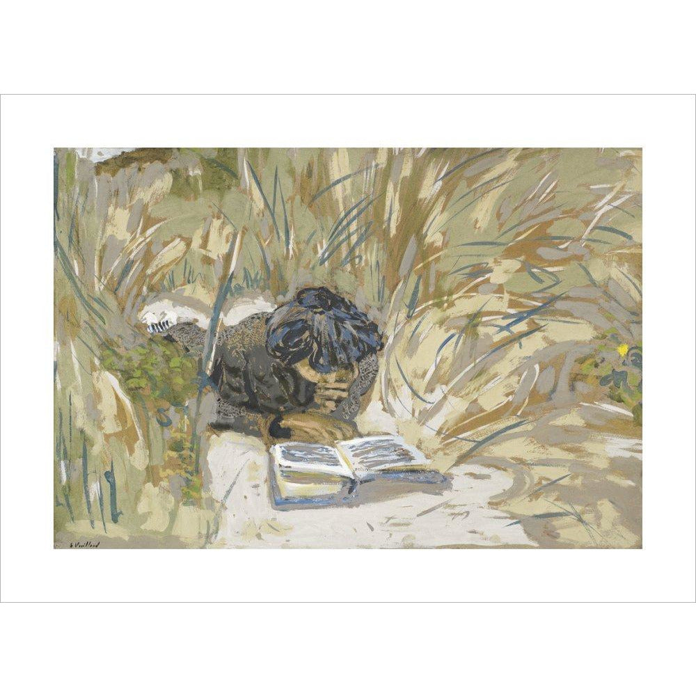 Woman Reading - Art print