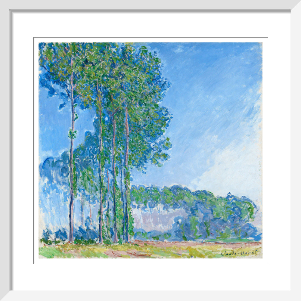 Monet's Poplars - Art print