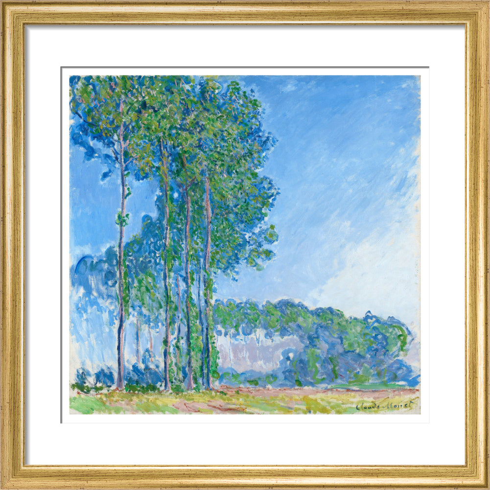 Monet's Poplars - Art print