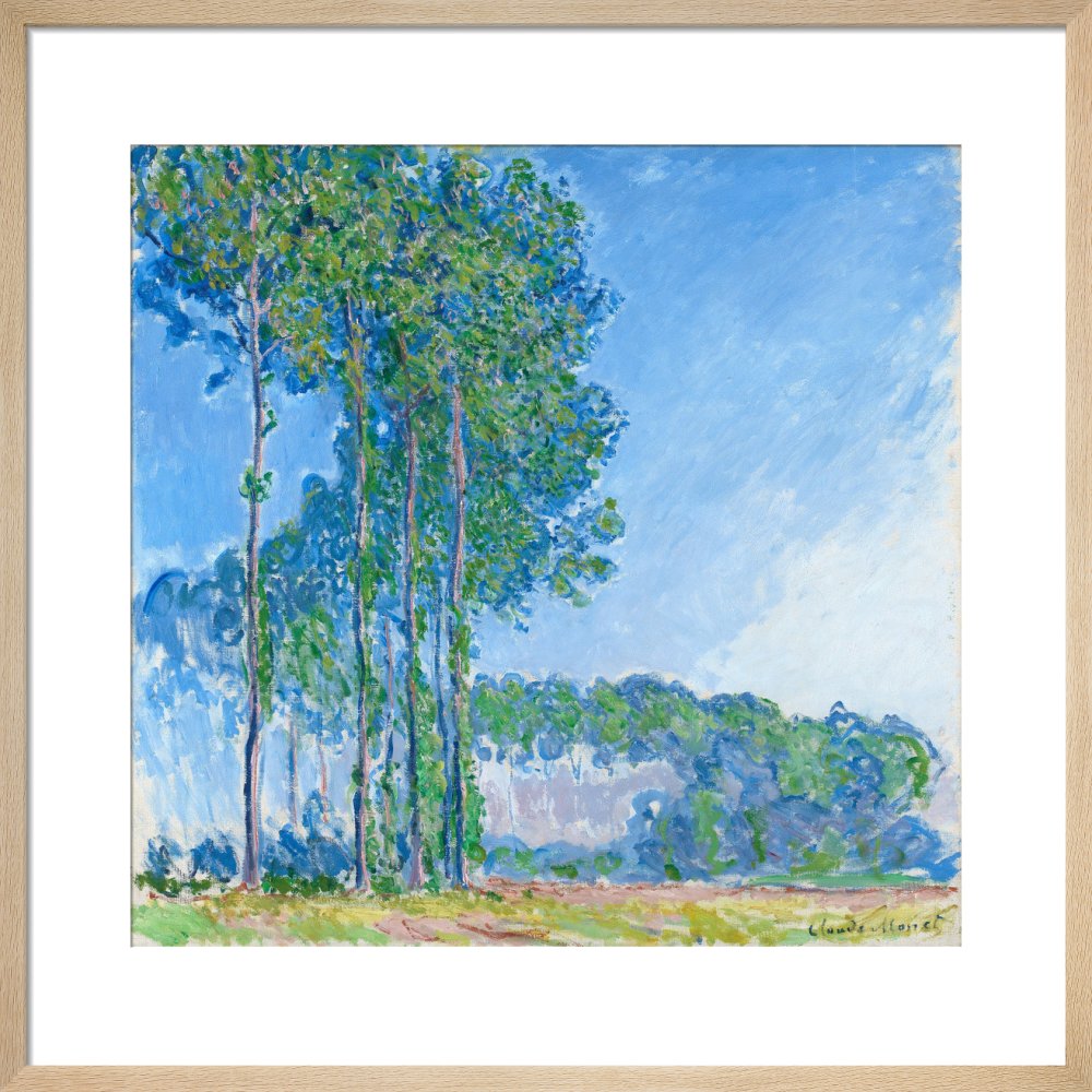 Monet's Poplars - Art print