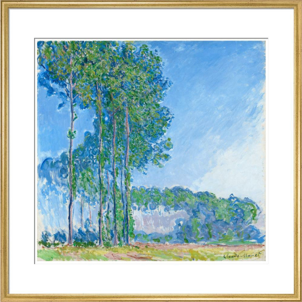 Monet's Poplars - Art print