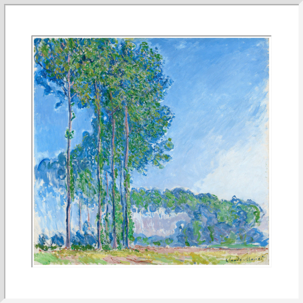 Monet's Poplars - Art print