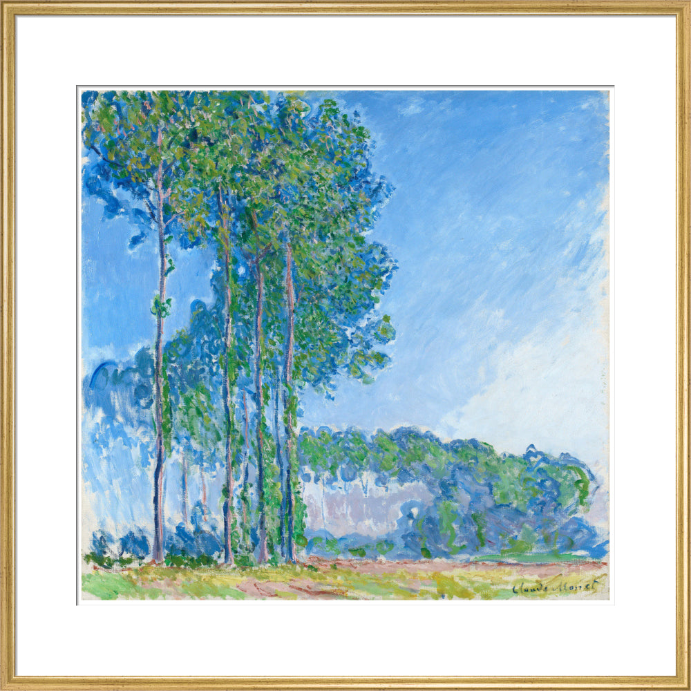 Monet's Poplars - Art print