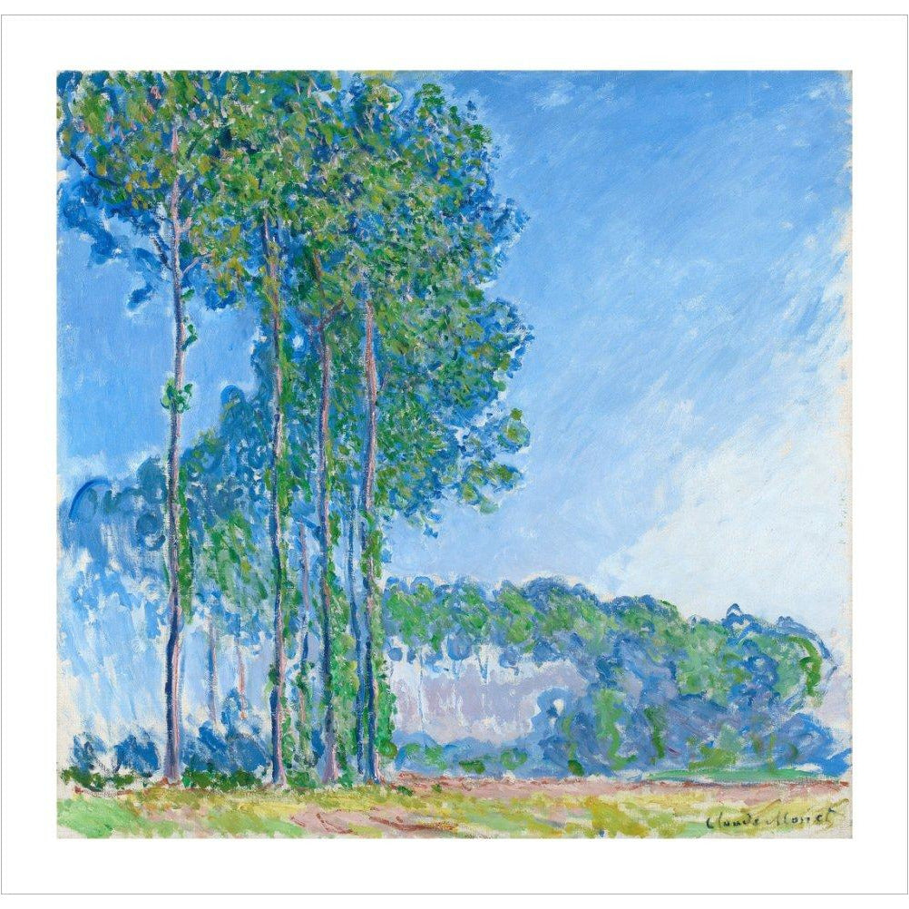 Monet's Poplars - Art print