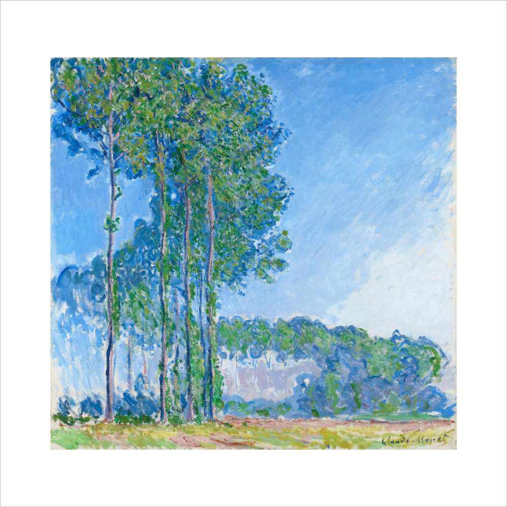 Monet's Poplars - Art print