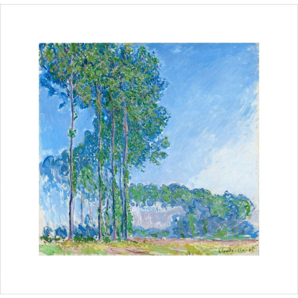 Monet's Poplars - Art print