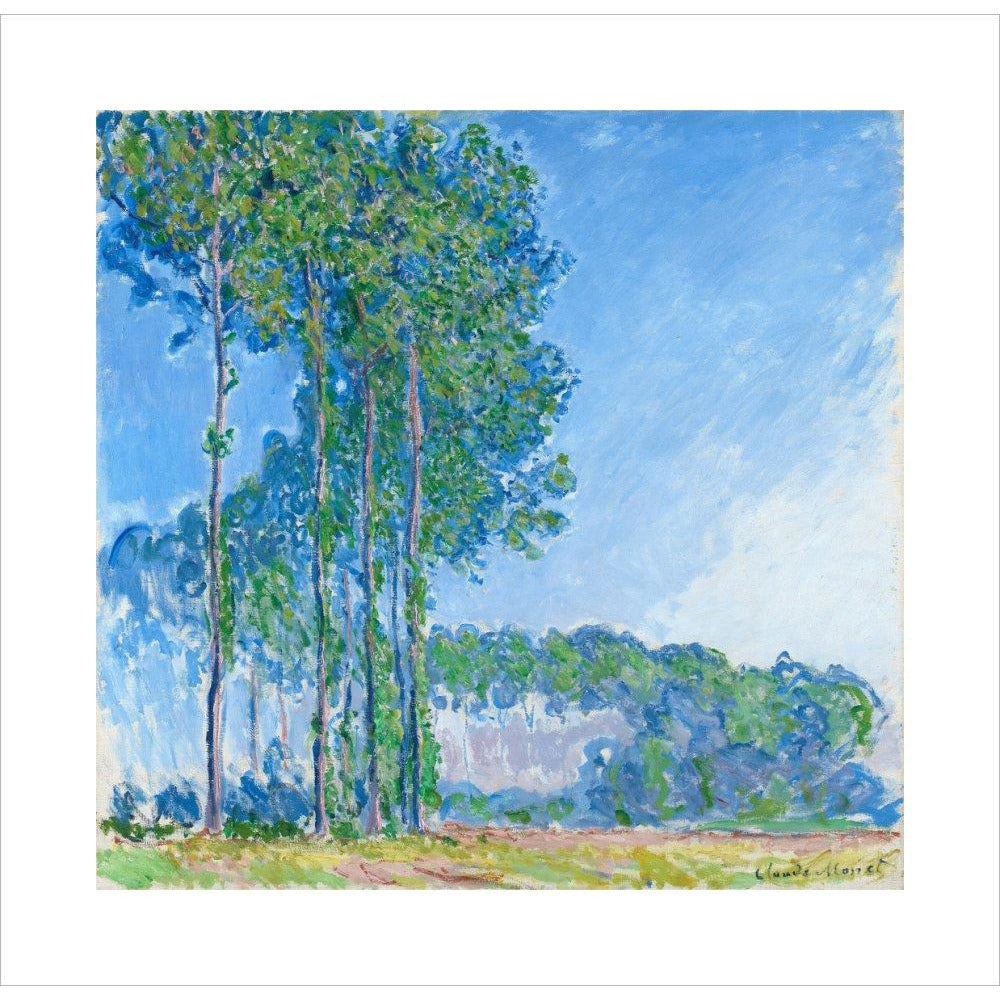 Monet's Poplars - Art print