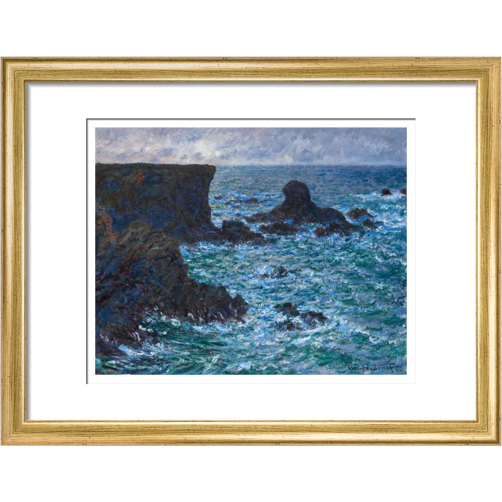 Rocks at Port-Coton - Art print