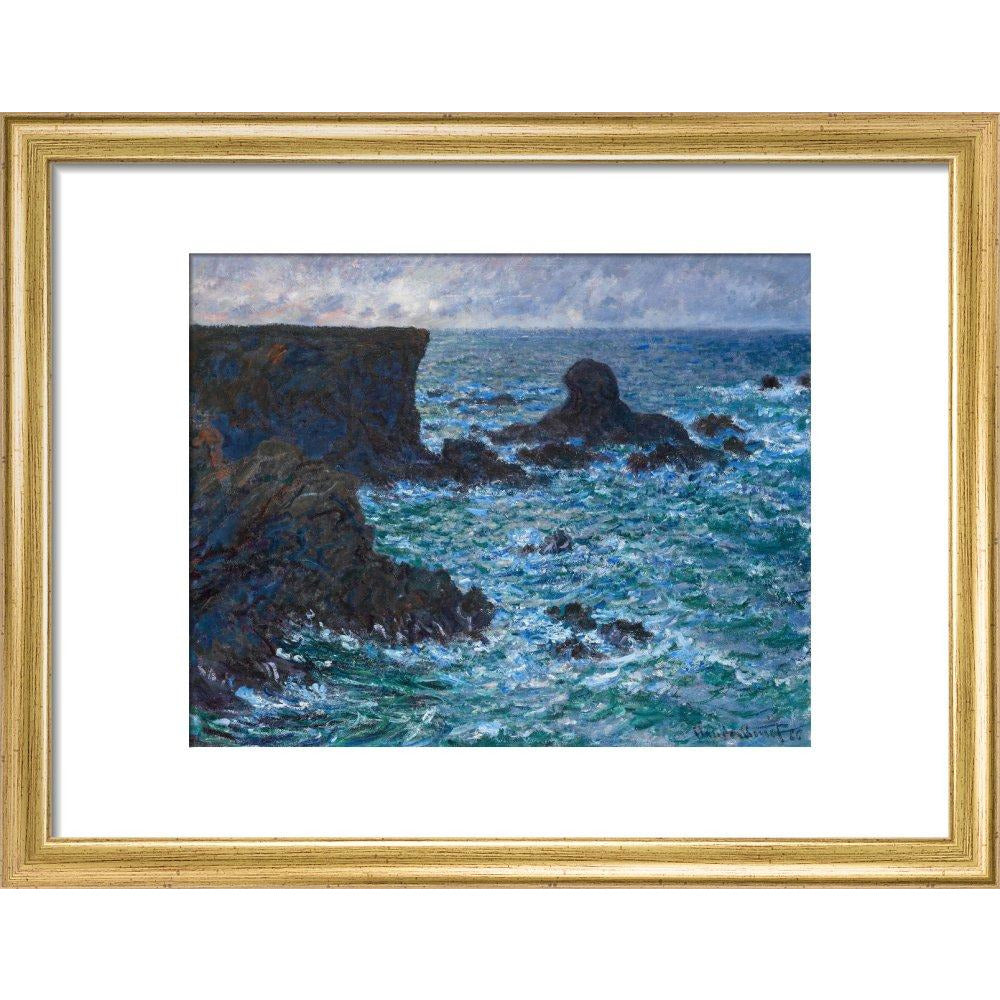 Rocks at Port-Coton - Art print