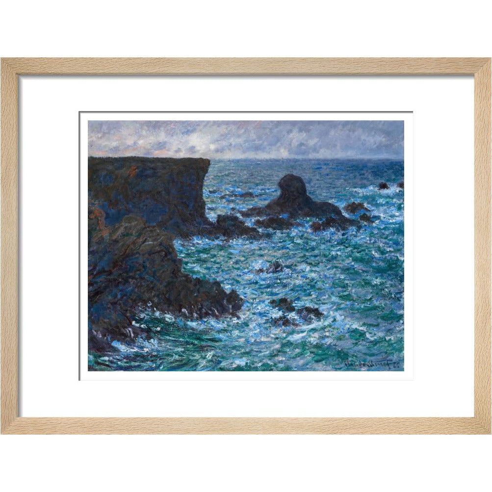 Rocks at Port-Coton - Art print