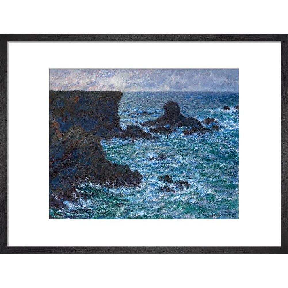 Rocks at Port-Coton - Art print