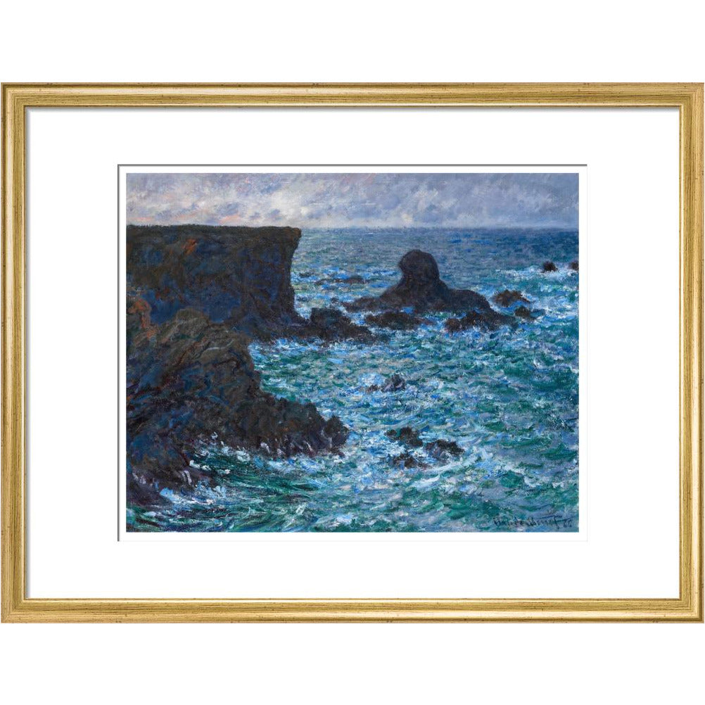 Rocks at Port-Coton - Art print