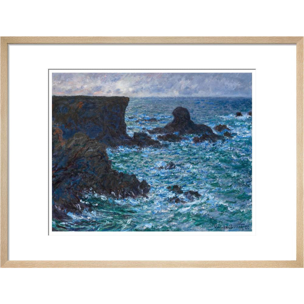 Rocks at Port-Coton - Art print